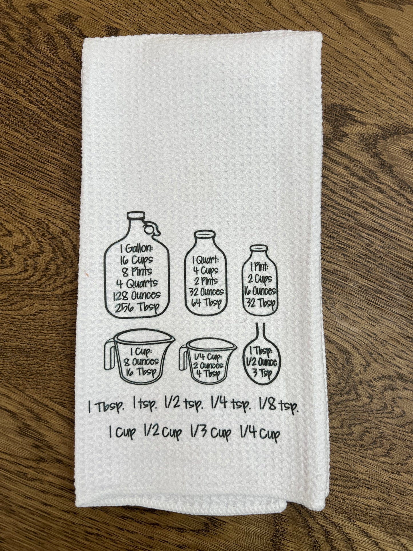 Measurement Kitchen Towel