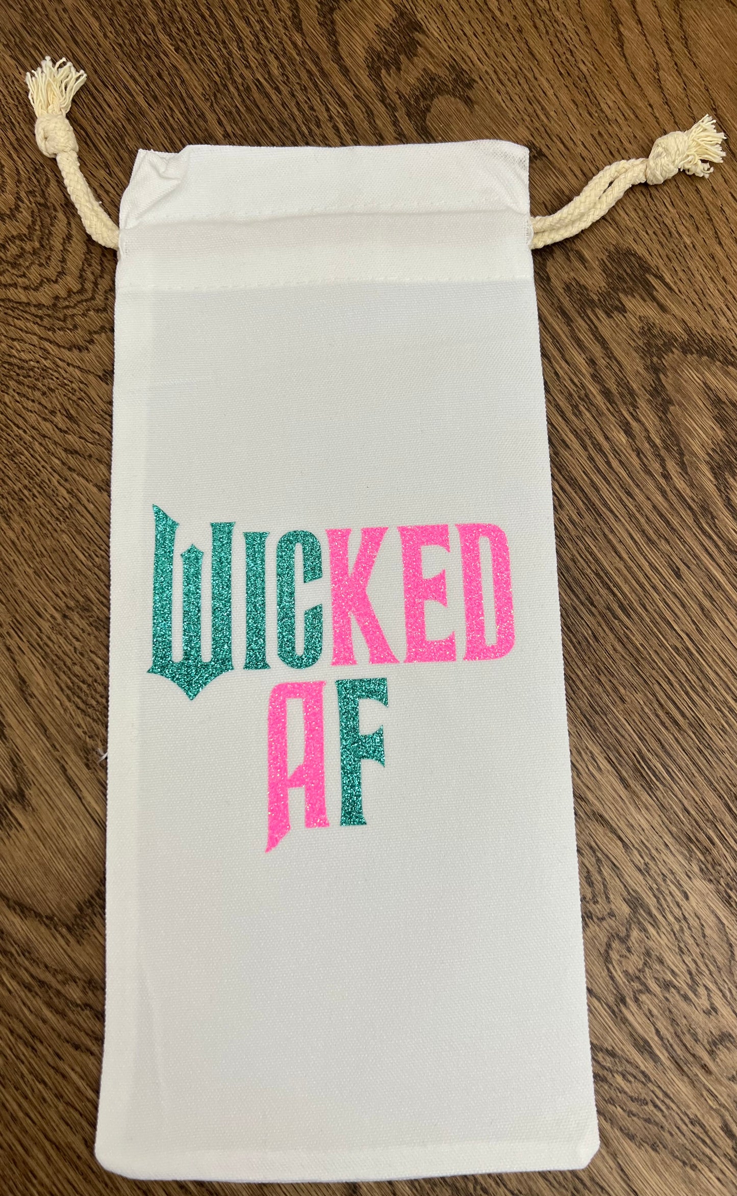 Wicked AF-booze gift bag/tote