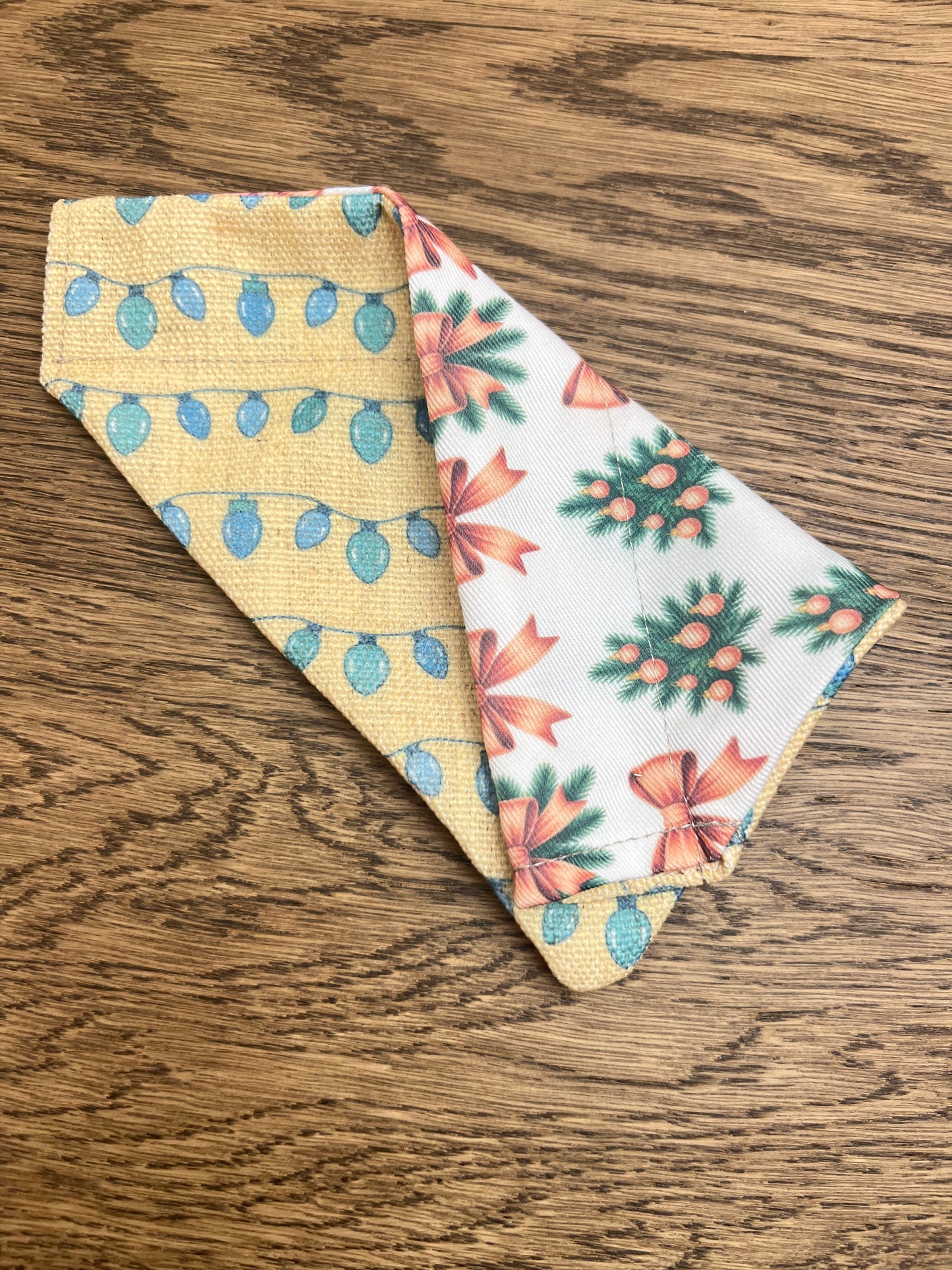 Pet Bandana-Monogram/Reversible