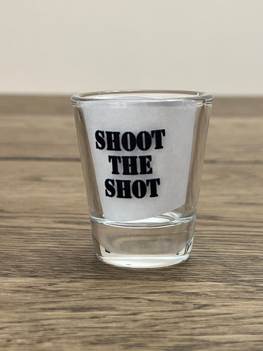 Shoot the shot-shot glass