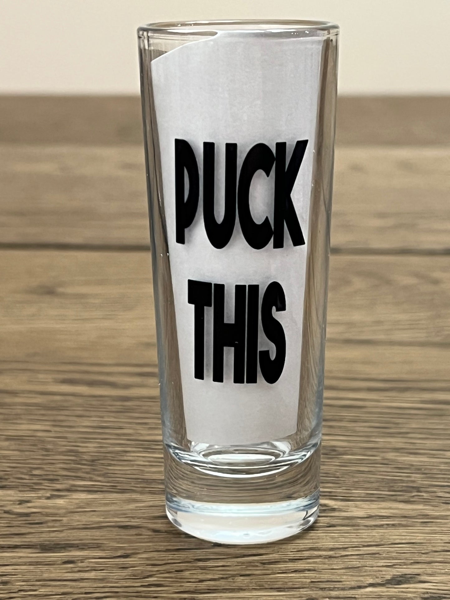 Puck this Shot Glass