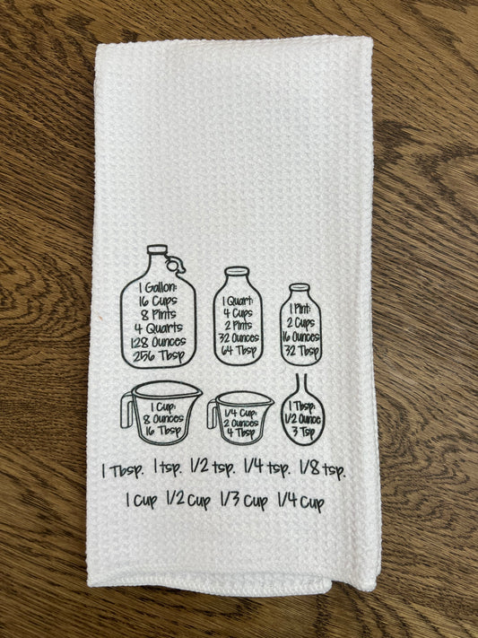 Measurement Kitchen Towel