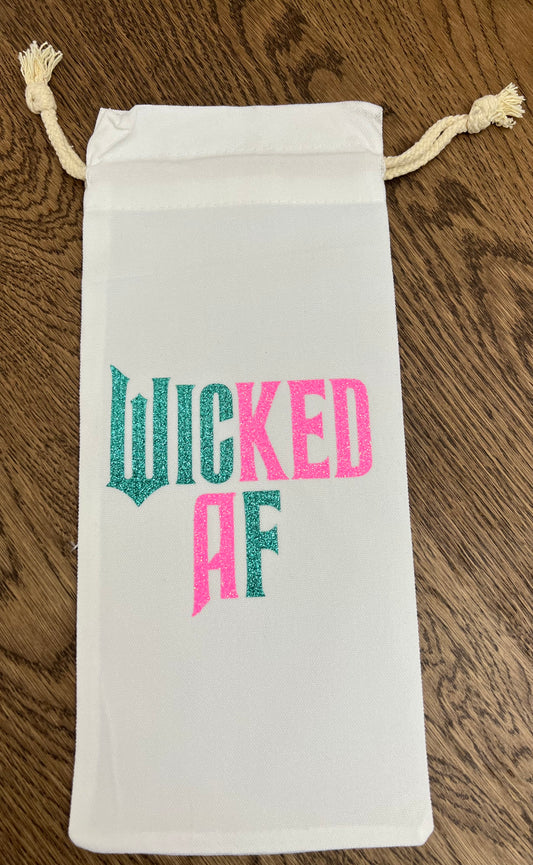 Wicked AF-booze gift bag/tote
