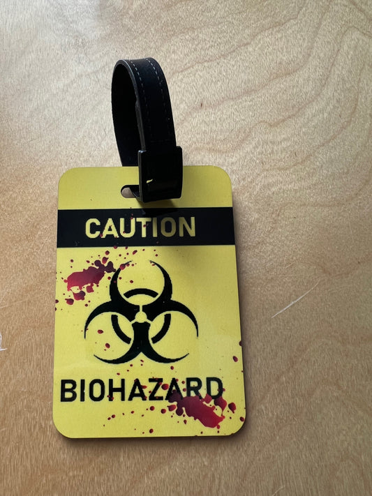 Biohazard-Bag/Luggage Tag